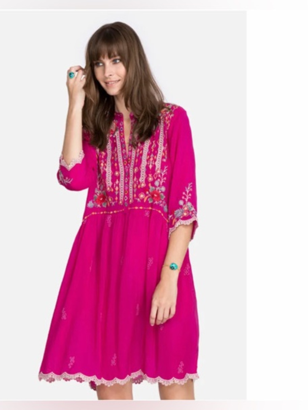 Johnny Was Diega Tunic Dress M